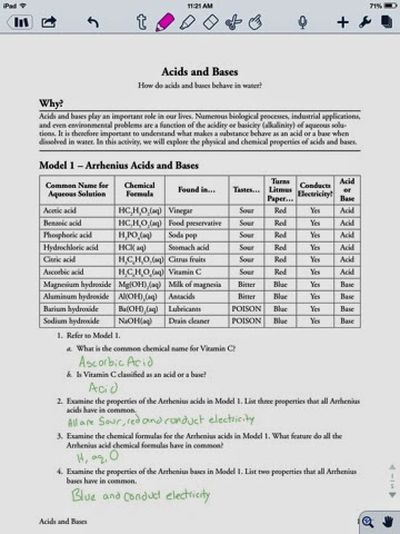 Printables Acids And Bases Worksheet Answers acid and bases worksheet answer key davezan acids answers davezan