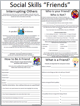 Printables Free Printable Social Skills Worksheets social skills worksheets imperialdesignstudio here are some i put together for my class