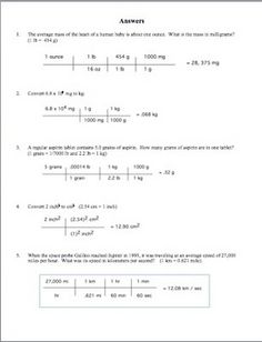 Printables Physics Dimensional Analysis Worksheet And Answers dimensional analysis worksheet preview tech sites for teaching metric conversions using students need much practice when learning the concept of dimensional