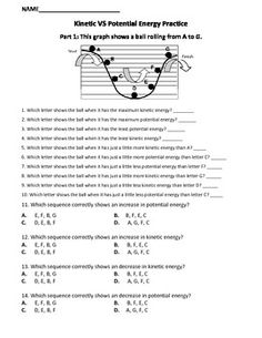 Printables Kinetic And Potential Energy Worksheet potential or kinetic energy worksheet gr8 pinterest awesome a for students to help them practice their understanding of and energy