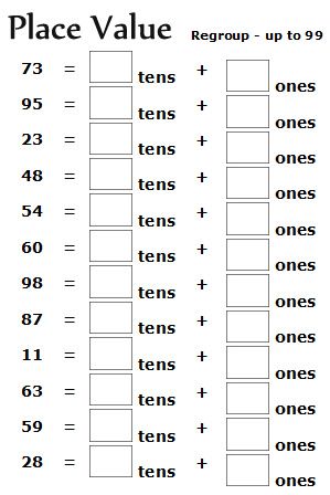 Printables Free Math Worksheets Grade 2 place value worksheets free printable grade 2 math 2nd lesson