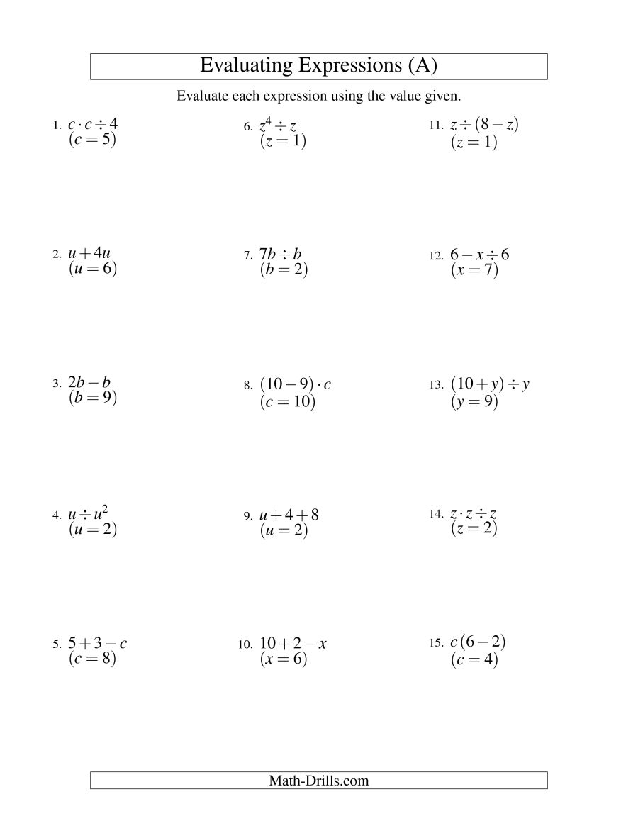 Printables 2 Step Algebra Equations Worksheets Tempojs Thousands Of
