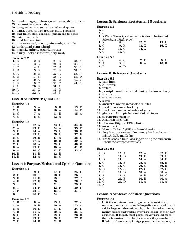 Printables Read Theory Grade 7 Answer Key bruce rogers toefl reading answer key 8 guide to 5 key