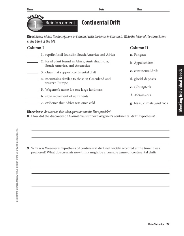 Printables The Mcgraw hill Companies Worksheet Answers Tempojs Thousands Of Printable Activities