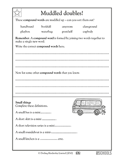 Printables Reading Worksheets For Second Grade free printable 2nd grade reading worksheets word lists and compound words all mixed up