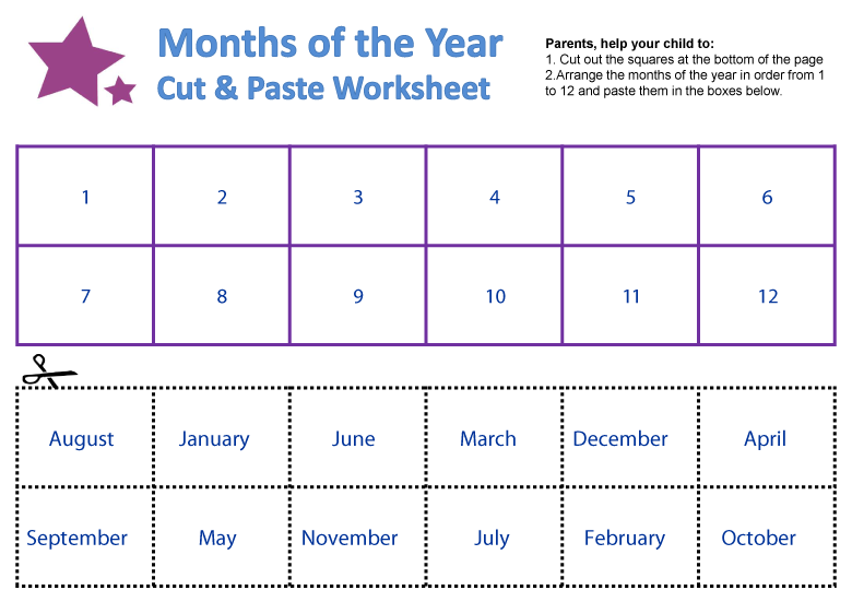 Printables Months Of The Year Worksheets months of the year worksheets guruparents worksheet 2