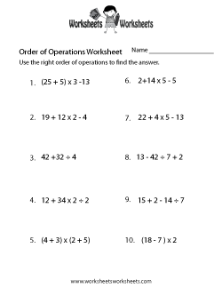 Printables Order Of Operations Worksheets 7th Grade pemdas practice worksheet abitlikethis 7th grade math m a d worksheets together with save to pdf