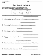 Printables Correcting Grammar Worksheets free grammar worksheets for kindergarten sixth grade thumbnail of they sound the same worksheet