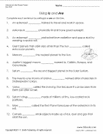 Printables Correcting Grammar Worksheets free grammar worksheets for kindergarten sixth grade thumbnail of using is or are worksheet