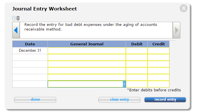 Printables Journal Entry Worksheet 1a 1b general journal entry worksheet options to chegg com choose
