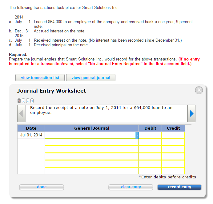 Printables Journal Entry Worksheet 2a 2b 2c 2d general journal entry worksheet op chegg com workshee