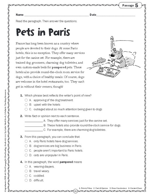 Printables Short Comprehension Passages For Grade 4 reading and comprehension worksheets for grade 4 abitlikethis passages moreover worksheets