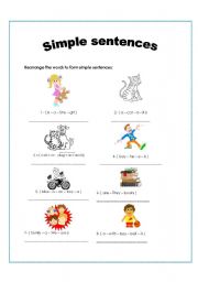 Printables Simple Sentence Worksheet simple sentence worksheets abitlikethis home gt present sentences