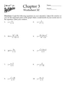 Printables Calculus Worksheet chapter 3 worksheet 3z pre calculus 9th higher ed worksheet