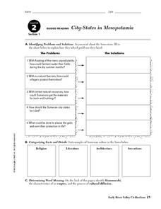 Printables Mesopotamia Worksheets city states in mesopotamia 6th 8th grade worksheet lesson planet worksheet