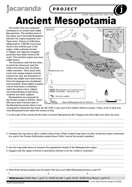 Printables Mesopotamia Worksheets mesopotamia worksheet davezan collection of ancient bloggakuten