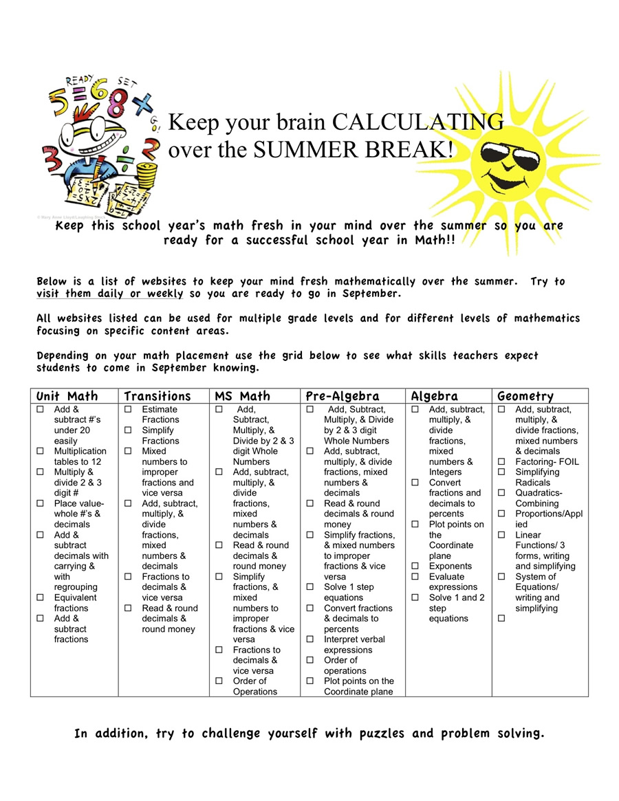 Printables Math Puzzle Worksheets For Middle School crossroads middle schools school information math resources recommended for geometry algebra pre transitions and math