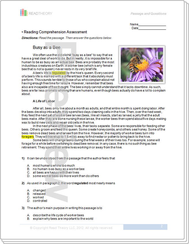 Printables. Read Theory Grade 7 Answer Key. Tempojs Thousands of