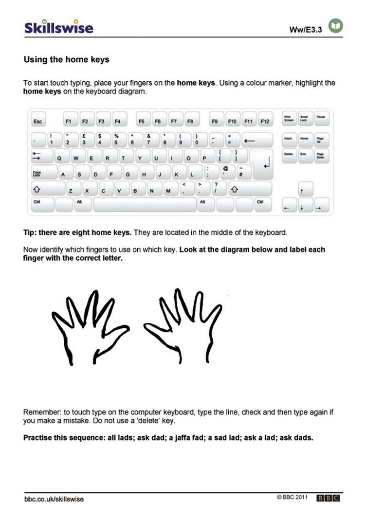 Printables Typing Worksheets typing practice worksheets davezan collection of keyboarding bloggakuten
