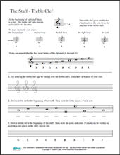 Printables Printable Music Theory Worksheets free printable music worksheets opus lesson 3 staff treble clef