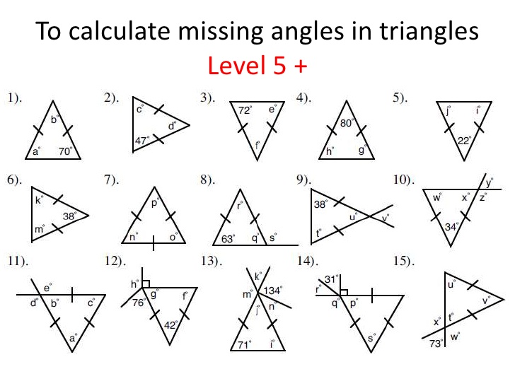 Printables Finding Missing Angles In Triangles Worksheet missing angle triangle worksheet bloggakuten collection of bloggakuten