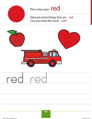 Printables Preschool Worksheets For The Color Red color recognition red worksheet education com preschool science worksheets red