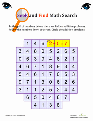 Printables Math Puzzle Worksheets For Middle School math search puzzles worksheet education com first grade worksheets puzzles