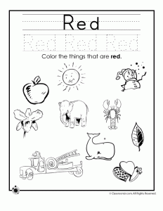 Printables Preschool Worksheets For The Color Red learning colors worksheets for preschoolers woo jr kids activities color red worksheet