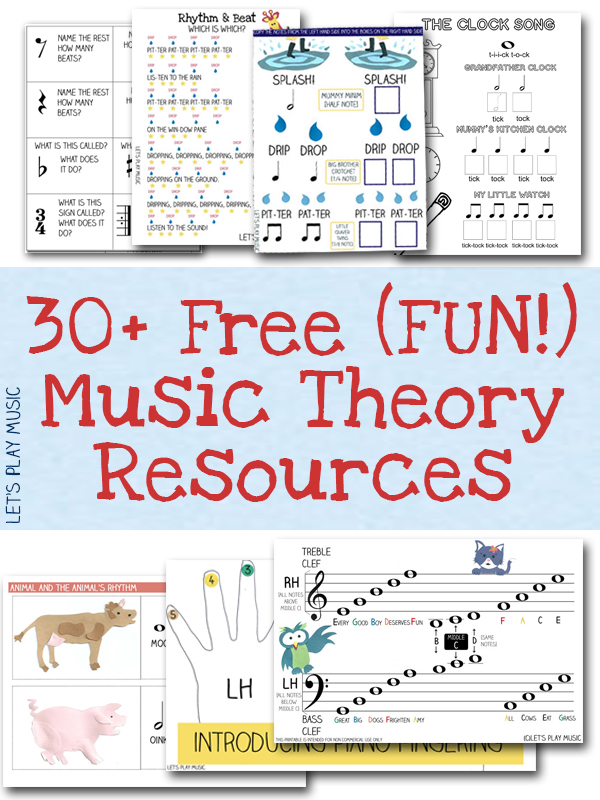 Printables Printable Music Theory Worksheets free resources sheet music and theory printables lets resources